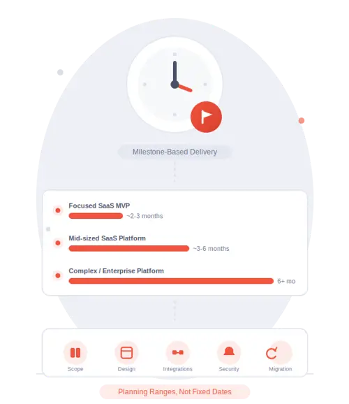 Saas Build Timeline