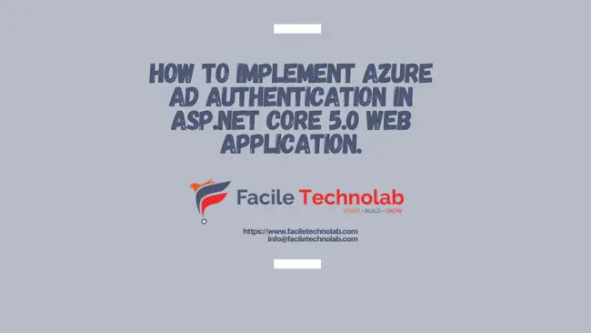 How to implement Azure AD Authentication in ASP.NET Core 5.0