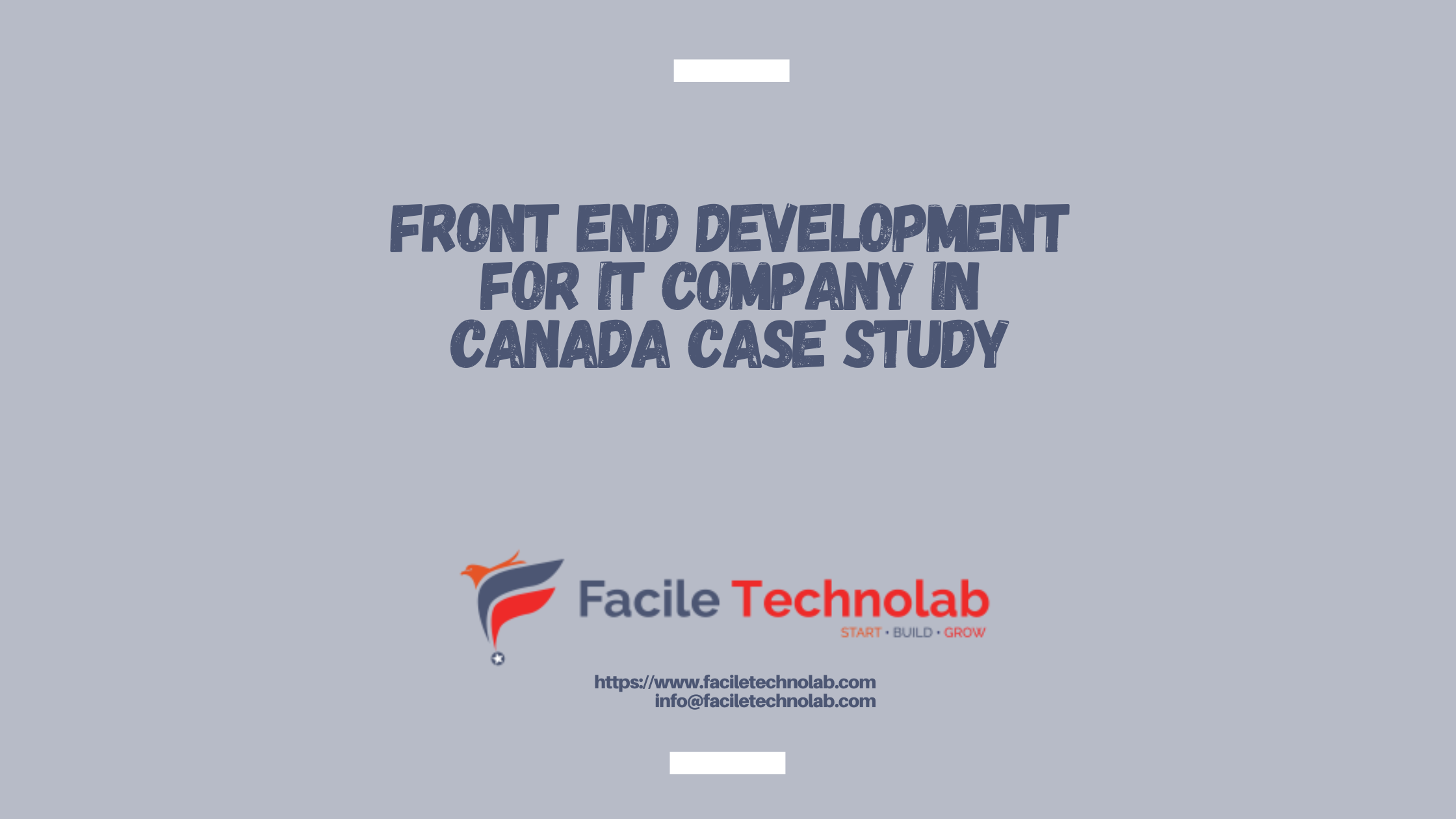 Front End Development for IT Company in Canada Case Study