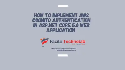 How to implement AWS Cognito Authentication in ASP.NET Core 5.0 Web Application
