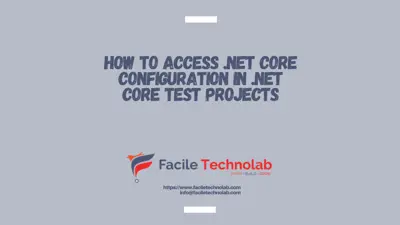 How to access .Net core configuration in .Net core test projects
